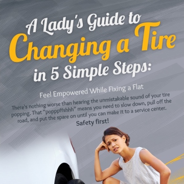 A Lady’s Guide to Changing a Tire in 5 Simple Steps