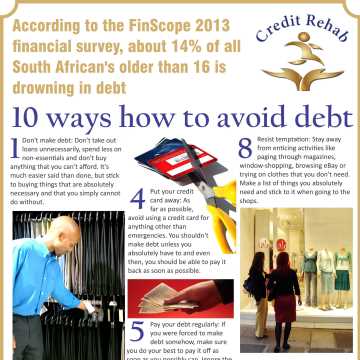 Infographic – 10 Ways How To Avoid Debt